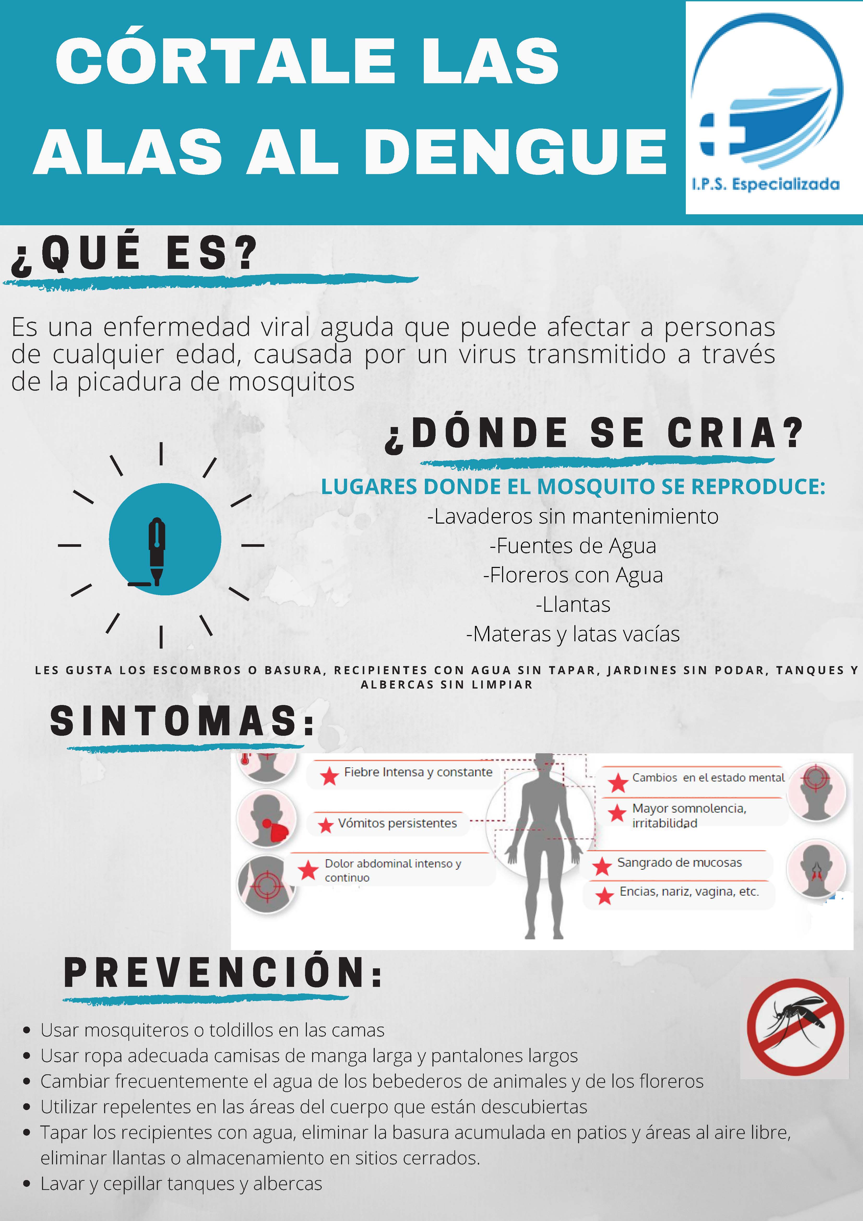 CÓRTALE LAS ALAS AL DENGUE